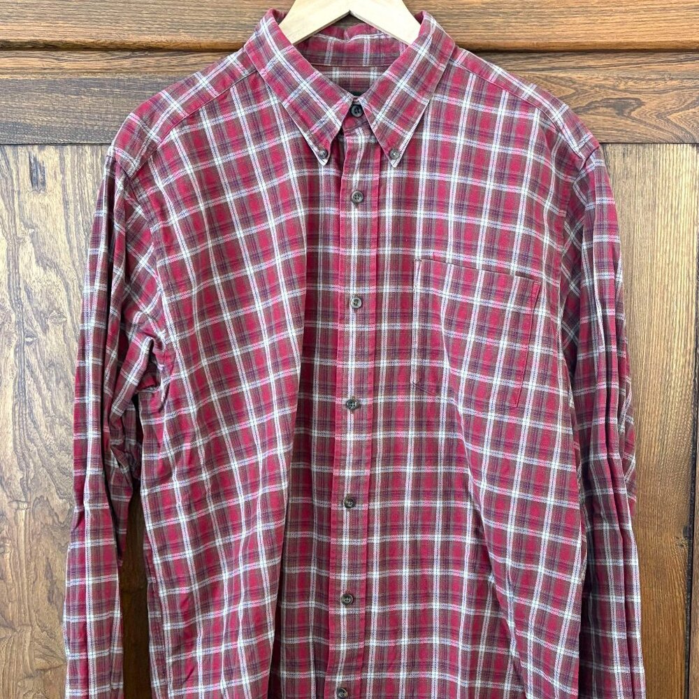 Eddie Bauer Plaid Cotton Shirt